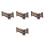 4 Mini Schutting Decoratieve Palenheg 7