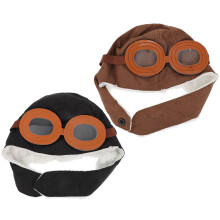 2 Kinder Katoenen Pilotenhoed Winter Hoofddeksel