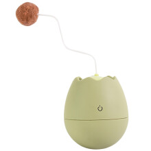 Funny Pet Spielzeug Eierschalen Design Elektrischer Kitzelstab Grün