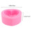 Raindrops 1pc Shaped Cake Mold Silicone Handmade Chocolate Mould Pink 2