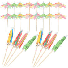 100Stk Drink Umbrellas Cocktail Spieße Für Tropische Party