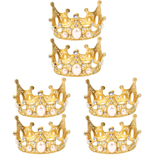 3 Perlenkopfschmuck Baby Krone Geburtstagskuchen 2