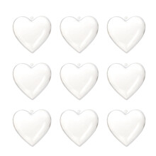 30 durchsichtige befüllbare herzanhänger badeprodukte valentinstag