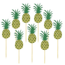 16St Ananas Cake Topper Multi Kleur Voor Feestversiering
