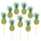 16St Ananas Cake Topper Multi Kleur Voor Feestversiering 1