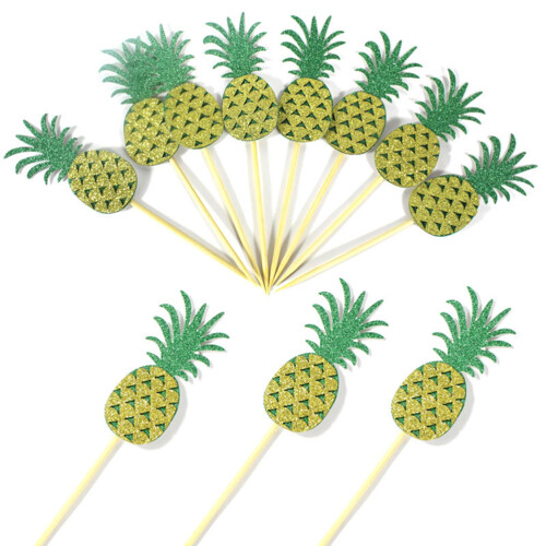16St Ananas Cake Topper Multi Kleur Voor Feestversiering 1