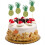 16St Ananas Cake Topper Multi Kleur Voor Feestversiering 11
