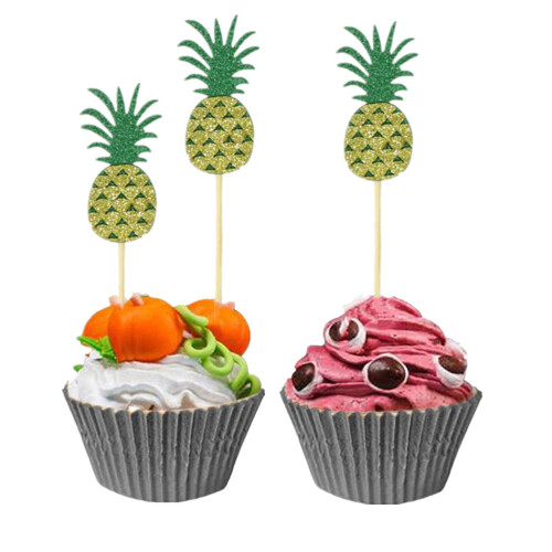 16St Ananas Cake Topper Multi Kleur Voor Feestversiering 2