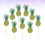 16St Ananas Cake Topper Multi Kleur Voor Feestversiering 10