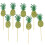16St Ananas Cake Topper Multi Kleur Voor Feestversiering 9