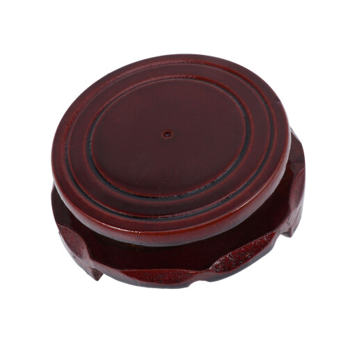 Aparador Redondo De Para , Suporte 8 Cm Marrom