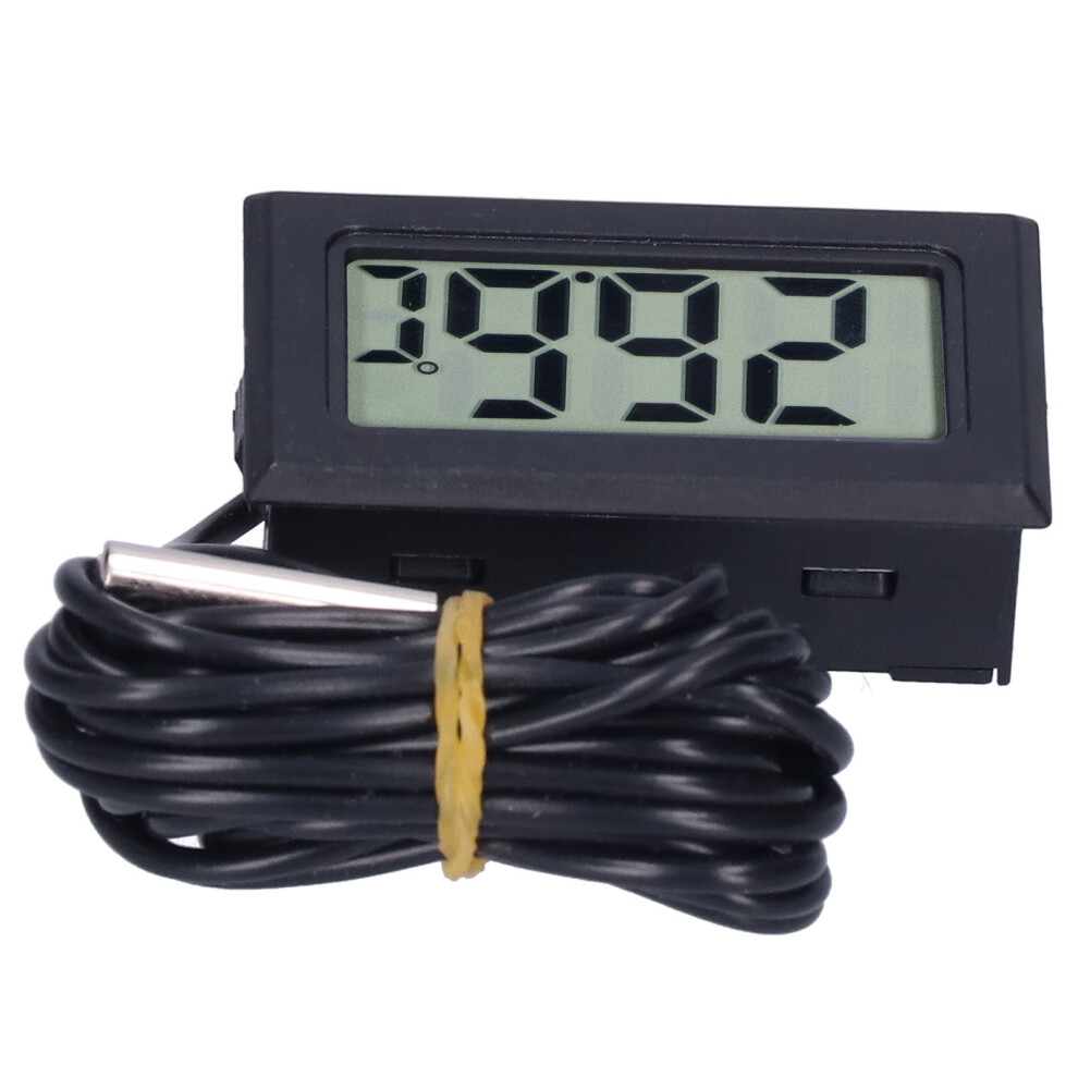Electronic Temperature Measurement Fy13001black Wired Digital Thermometer 9431359584278