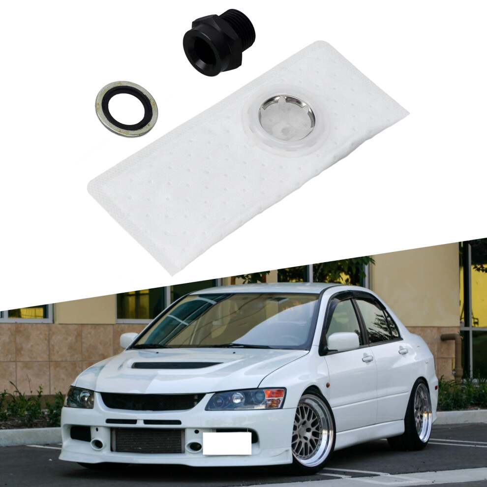 Fuel Filter Adapter M18x1.5 0.5In Inner Diameter Aluminum Alloy Universal Fit 5091359584148