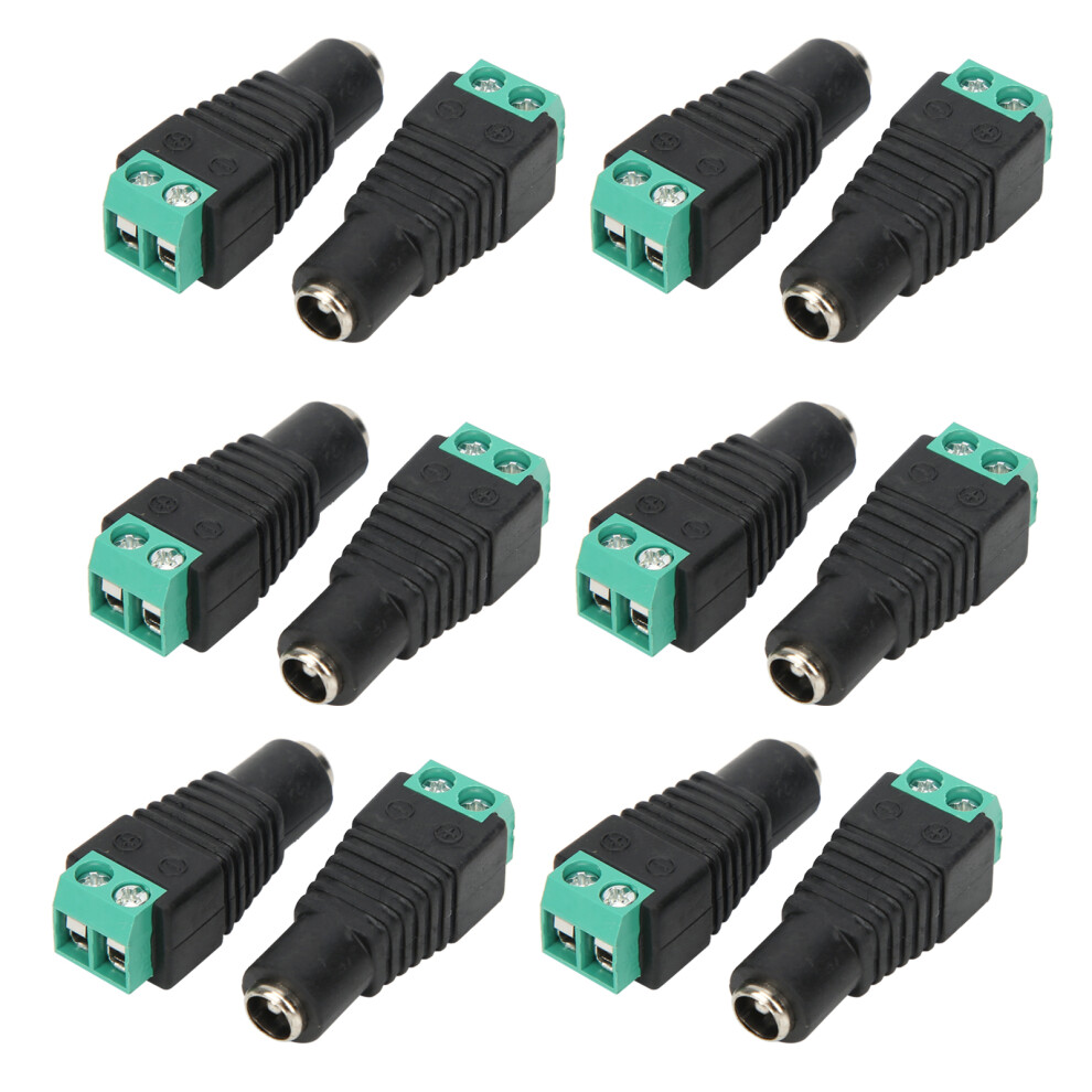 100Pcs 2.1Mm Dc Female Connector Plug High Temp & Corrosion Resistant 4061359591973