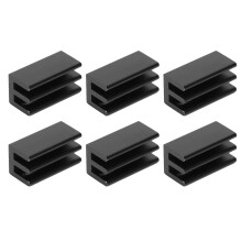 20 Stück Aluminium-Kühlkörper Kühlrippen CPU-Kühler Schwarz Q8,5x8x16