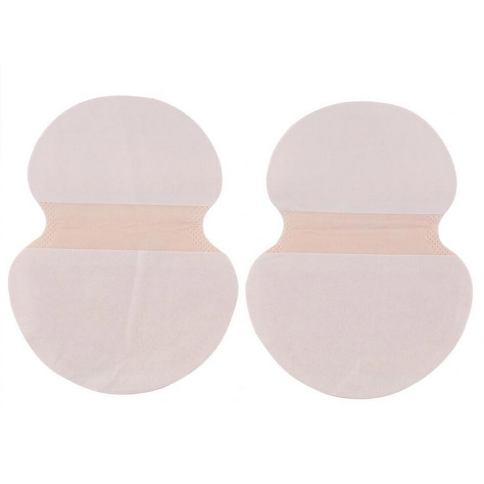 White 50Pcs Cotton Underarm Sweat Pads Absorbing Stickers 0.6Cm