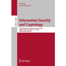 Information Security and Cryptology Paperback Book