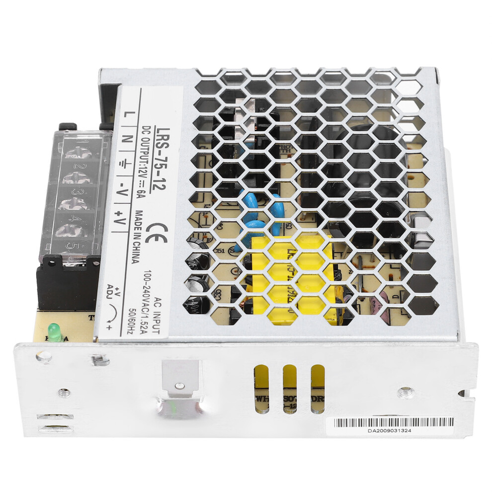 75W Led Power Supply 12V/24V Aluminum Transformer Driver 3071359593885