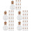 50 Stuks Mini Glazen Flessen Met 8