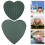 2 Stuks Bruiloft Auto Bloem Plastic Groene 3