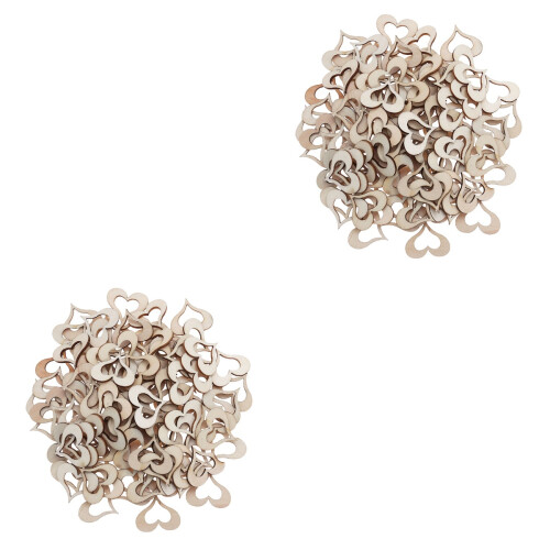 100 Stuks Holle Hart Knutsel Decor 2