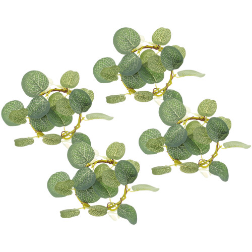 12 Blätter Kerzenring Kranz 2