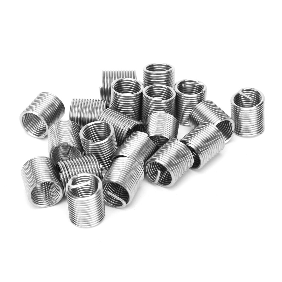 20Pcs Stainless Steel M12 X 1.5 Thread Repair Sleeves, Drill & Tap Inserts 8491359595897