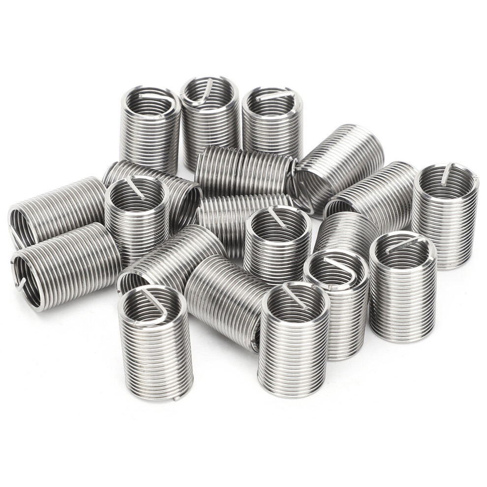 20Pcs M12 X 1.25 Sus304 Thread Repair Reducer Nut Sleeve Repair Kit 8181359596269
