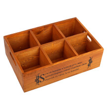 2Stk Retro Holz Aufbewahrungsbox Vintage Präsentationsrequisiten