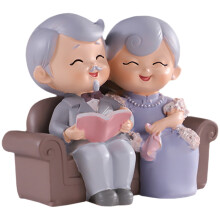 3 Sets Liebende Ältere Paarfigur Ehemann Ehefrau Valentinstagsgeschenk