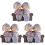 3 Sets Liebende Ältere Paarfigur Ehemann Ehefrau Valentinstagsgeschenk 4