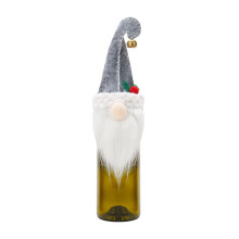 Christmas Gnome Wine Bottle Cover Gnome Multifunction Bottle-C