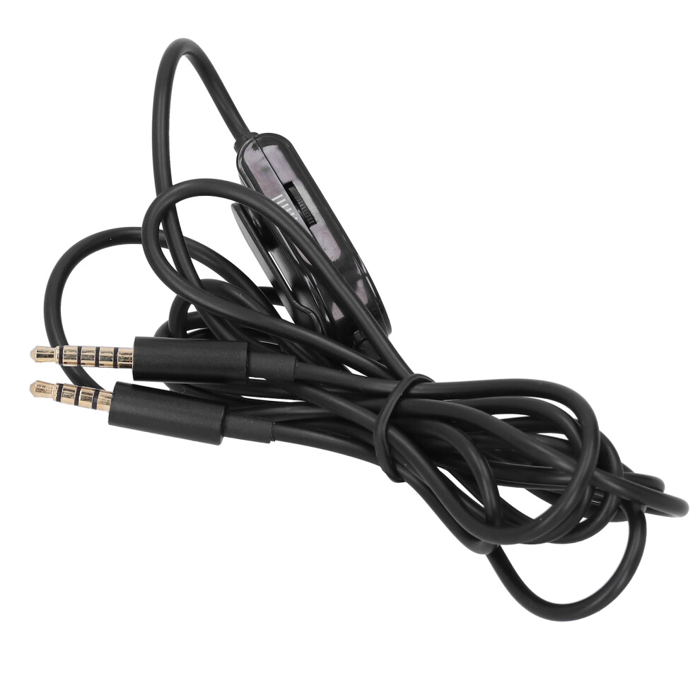 Gaming Headphone Audio Cable 2M With Mic & Volume Control For 3.5Mm Devices 7621359597473