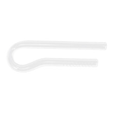 1Pc White Glass Fish Tank Inlet Pipe Aquarium Water Flow Tubing