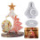 Christmas Tree Photo Frame Silicone Molds with-  set 2