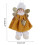 Christmas Angel for Doll Pendant Plush Tree Decorations-Blue 4