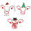 Christmas Decorations Holiday Wine Bottle Glass Holders- B 2