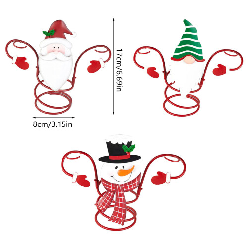 Christmas Decorations Holiday Wine Bottle Glass Holders- B 1