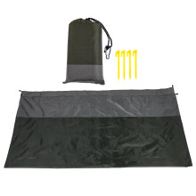 Raindrops Lightweight Beach Blanket Dark Green For Hiking 1set 83x79in