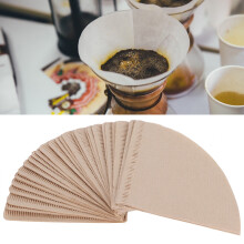 Disposable Coffee Filters Cone Shape 14x10cm 100 Pack Suitable for Drip Coffee