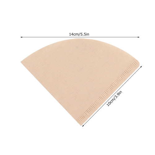 Disposable Coffee Filters Cone Shape 14x10cm 100 Pack Suitable for Drip Coffee 2