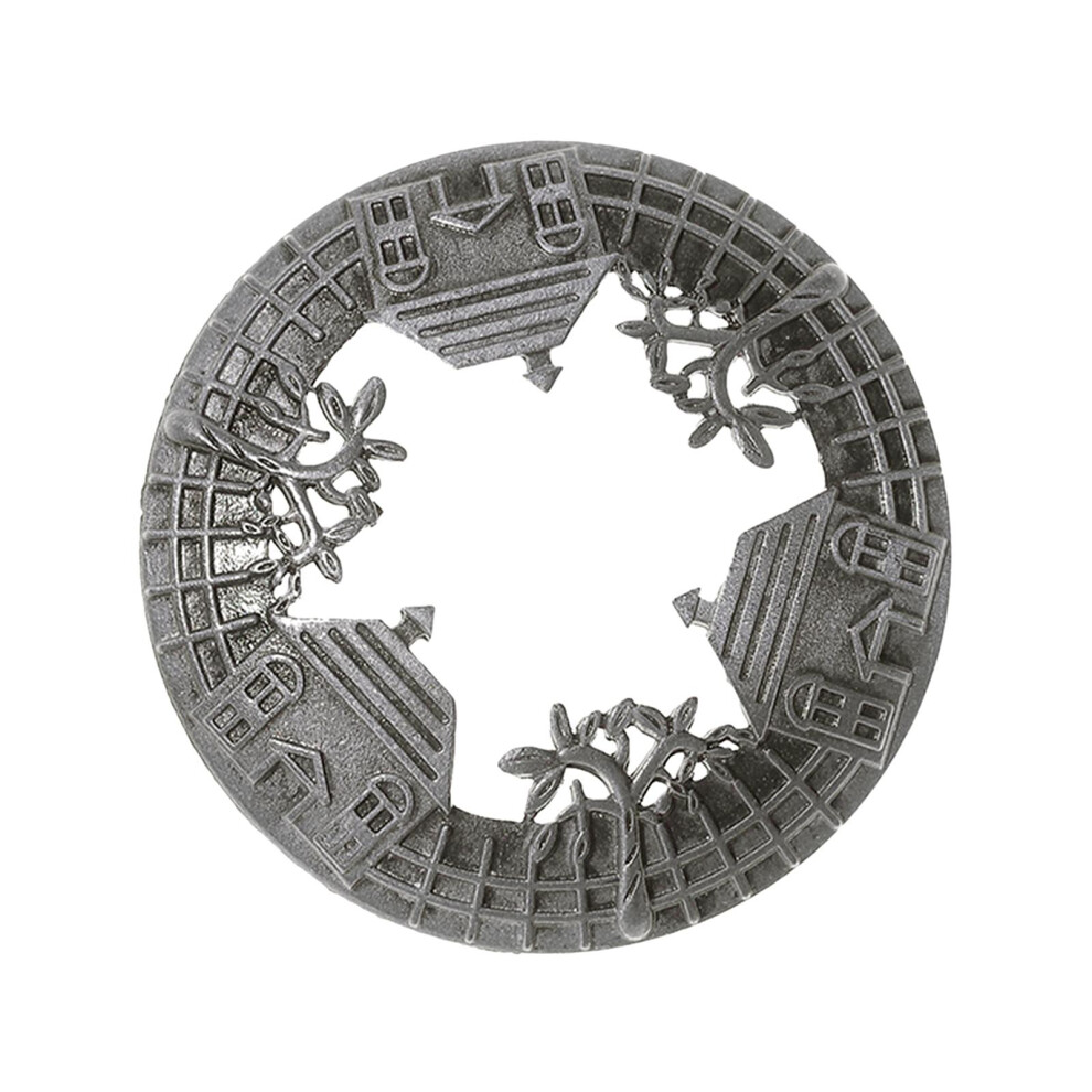 Silver Decorative Alloy Candle Ter For Even Burning Jar Candles-image-OPC-PMTXJT2-NEW