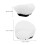 cache en tissu d'art pour lampe flash, rond, 2 pièces 3