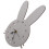 3 Pcs Creative Design Wooden Wall Clock Hanging (Grey) 11