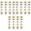 60 Pcs Diy Copper Sewing Thimble For Cross Stitch Finger Protector 4