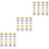 60 Pcs Diy Copper Sewing Thimble For Cross Stitch Finger Protector 6