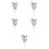 5pcs White The Cross Dad Iron Set 7