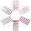 24 Sheets Self Adhesive Face Gems Rhinestones For Makeup Decor 3