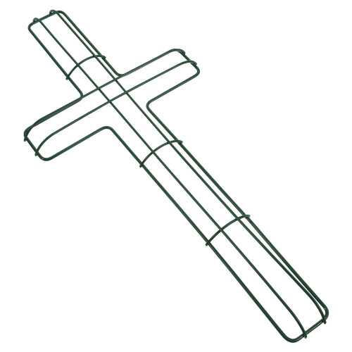5Pcs Cross Wreath Frame Metal Wire Form For Easter Christmas