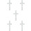 5Pcs Cross Wreath Frame Metal Wire Form For Easter Christmas 10